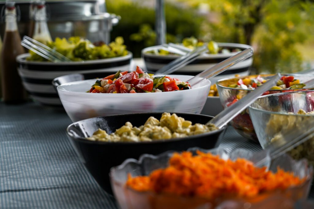 variety o cooked food